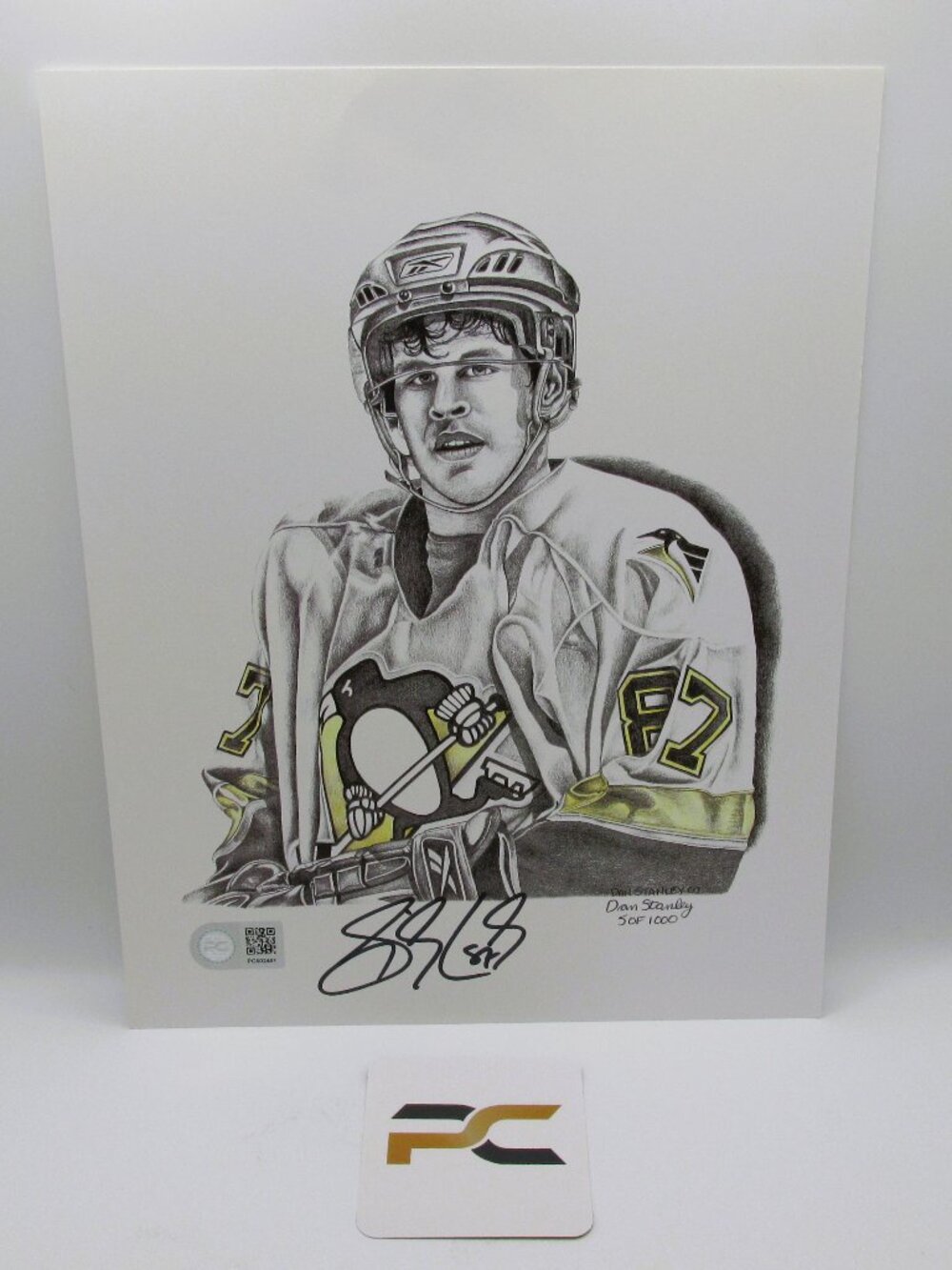 Sidney Crosby Signed 8.5x11 Limited Edition Print With COA (PC602461) (Penguins)